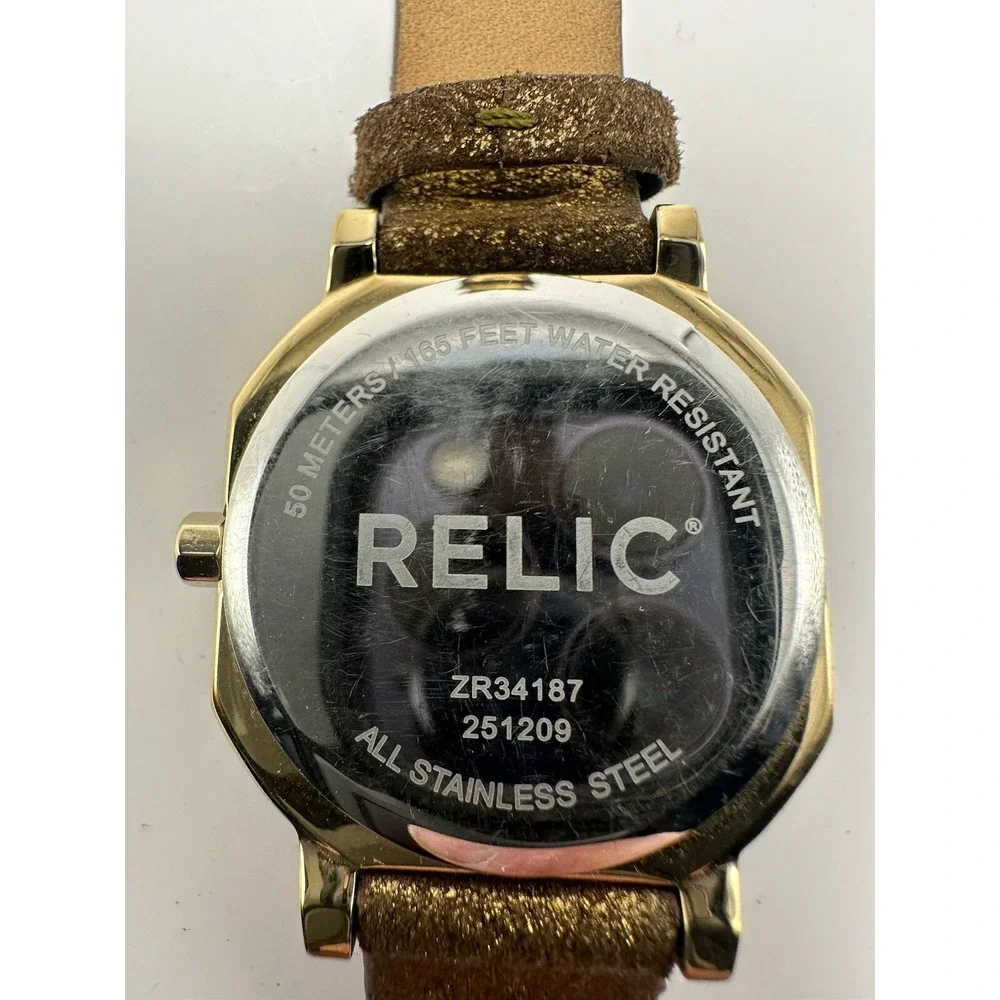 Relic ZR34187 Ladies Watch New Battery 33MM 7.5